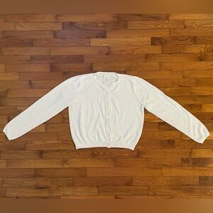 Cyrus White Knit Cardigan